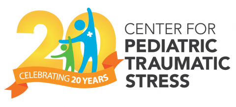 20th Anniversary version of the Center for Pediatric Traumatic Stress logo 